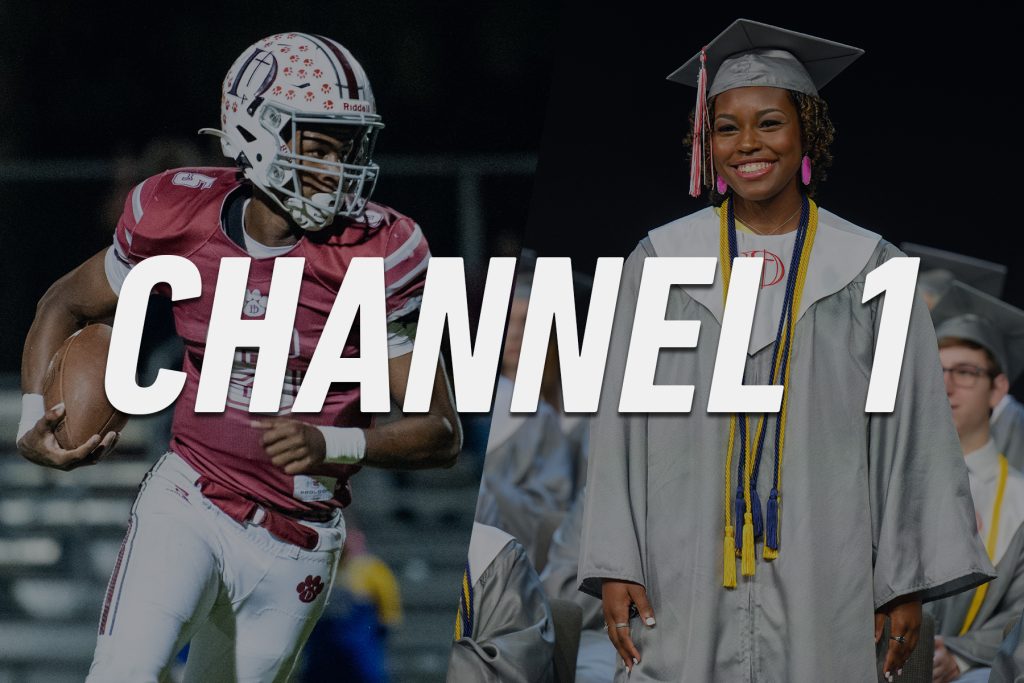 Dunham football player and Dunham valedictorian collage